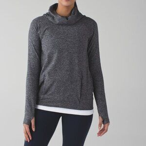 Lululemon Make A Move Long Sleeve Heathered Black
